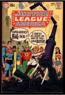 JUSTICE LEAGUE OF AMERICA #73 5.0 front cover