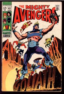 AVENGERS #63 4.0 front cover