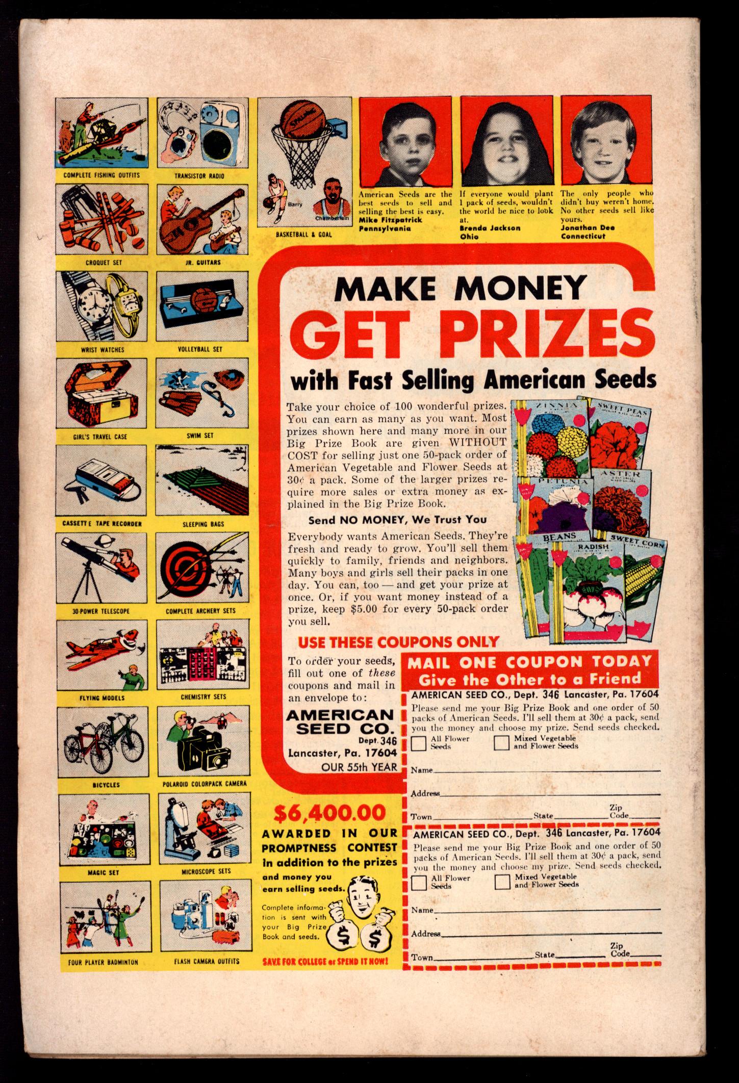 X-MEN Back Cover