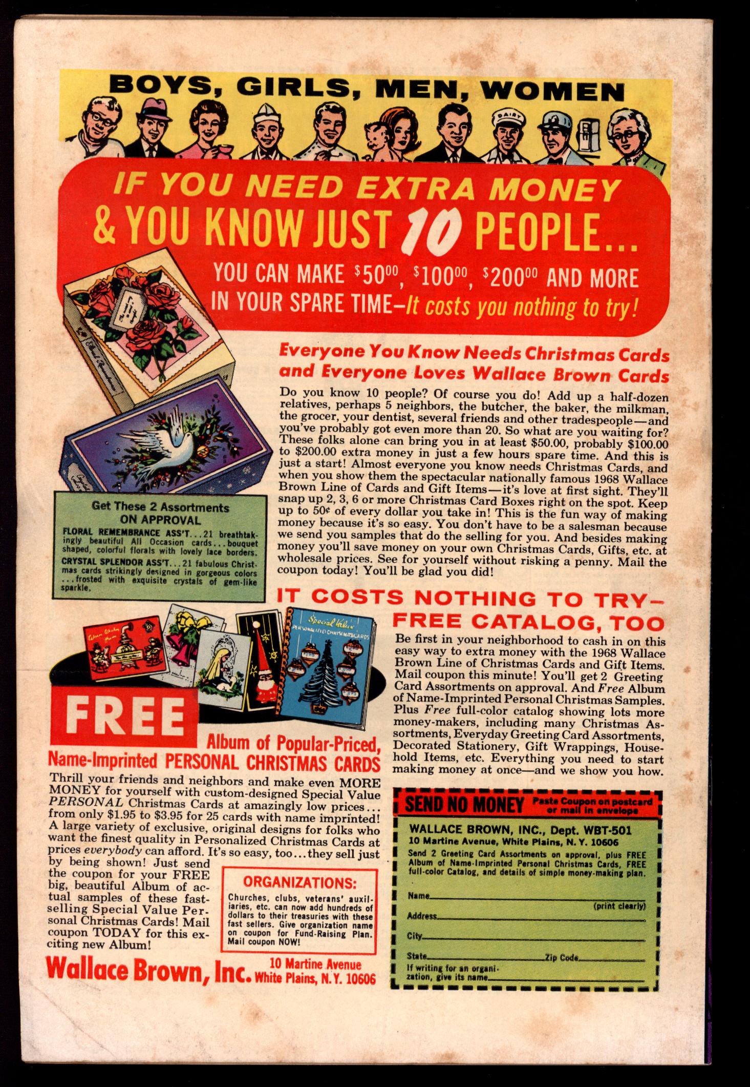 X-MEN Back Cover