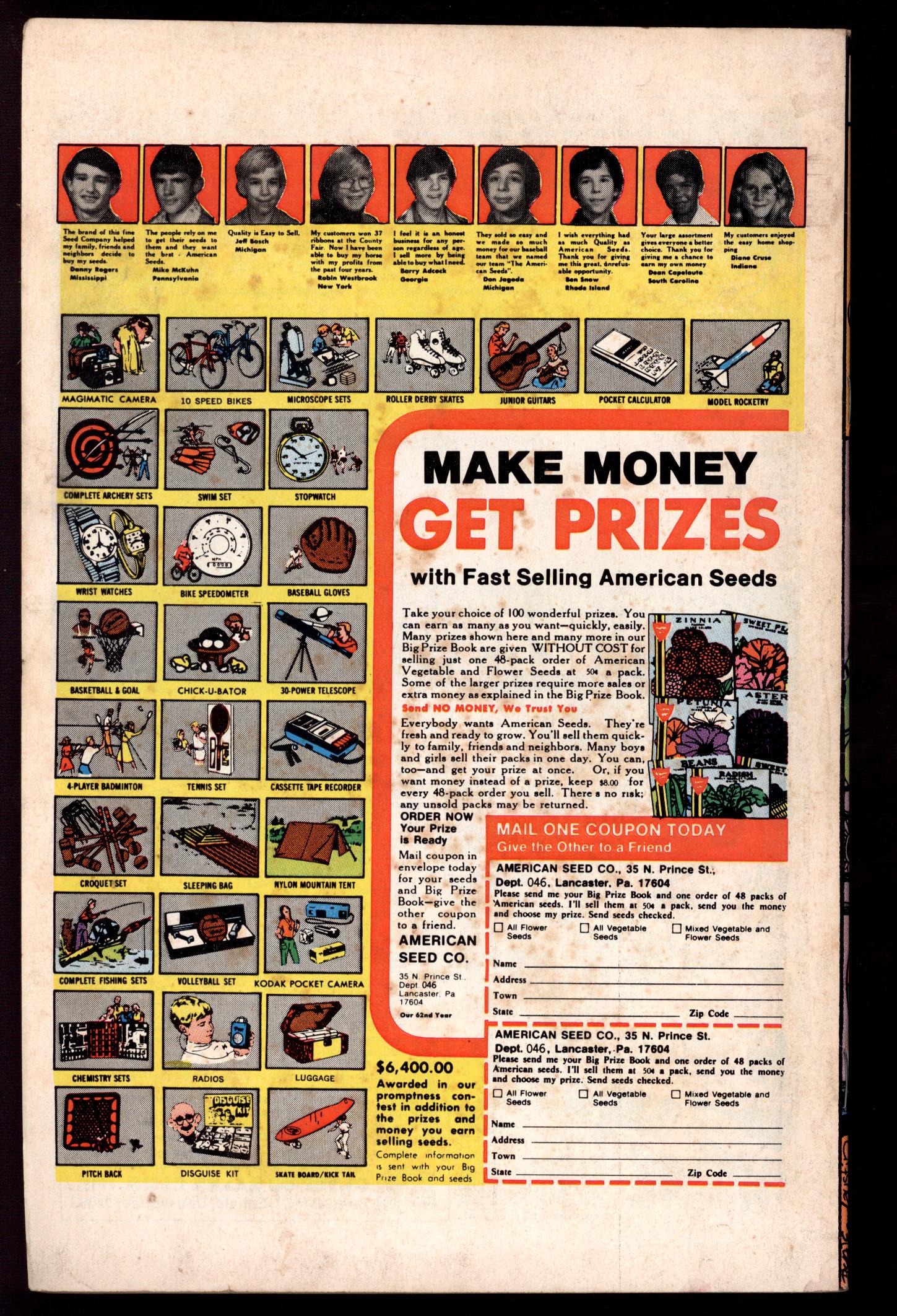 X-MEN Back Cover