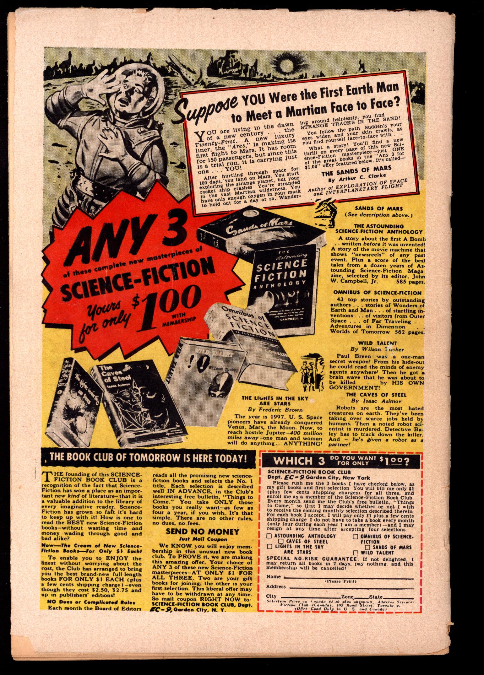 TWO-FISTED TALES Back Cover