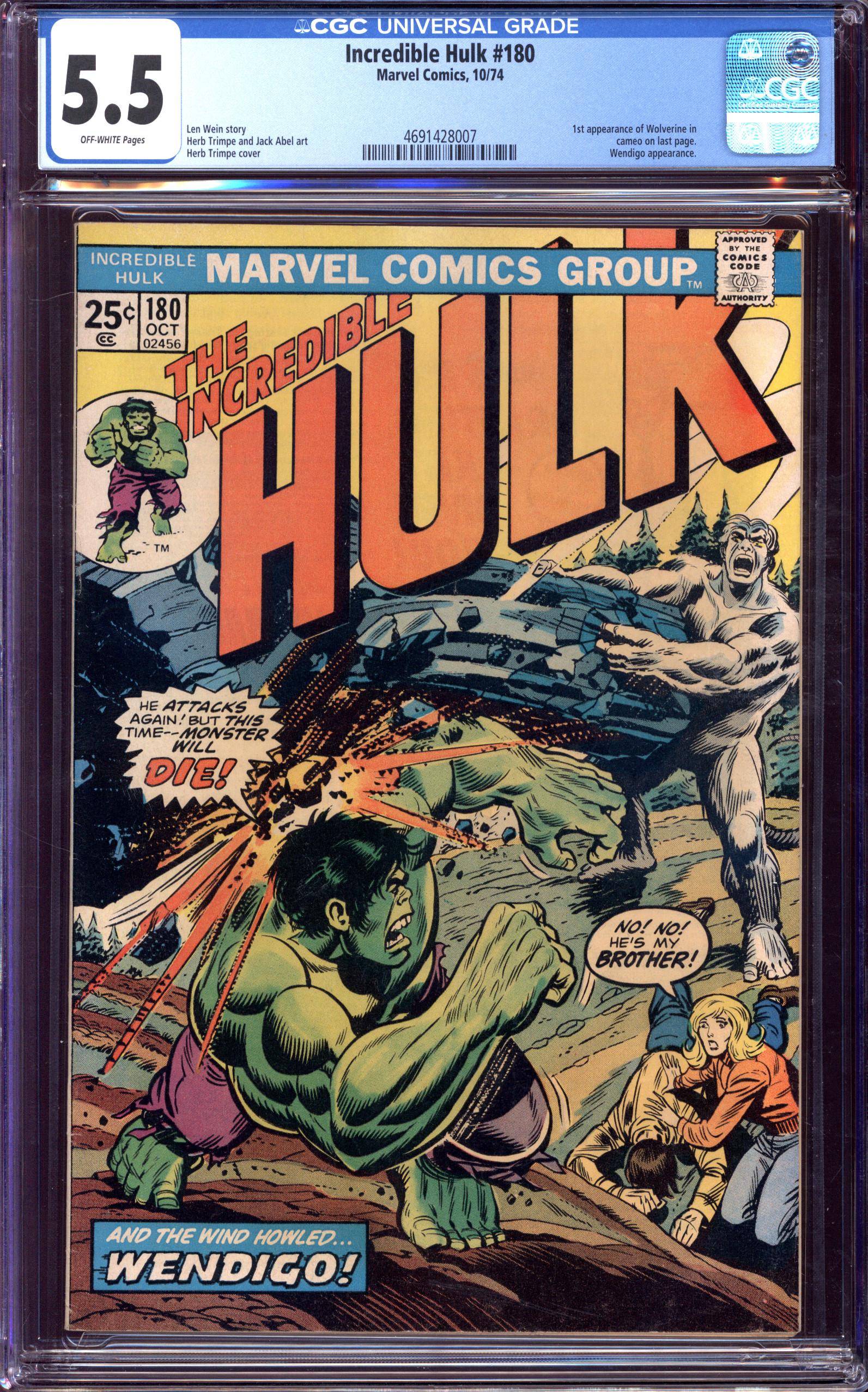 INCREDIBLE HULK Front Cover