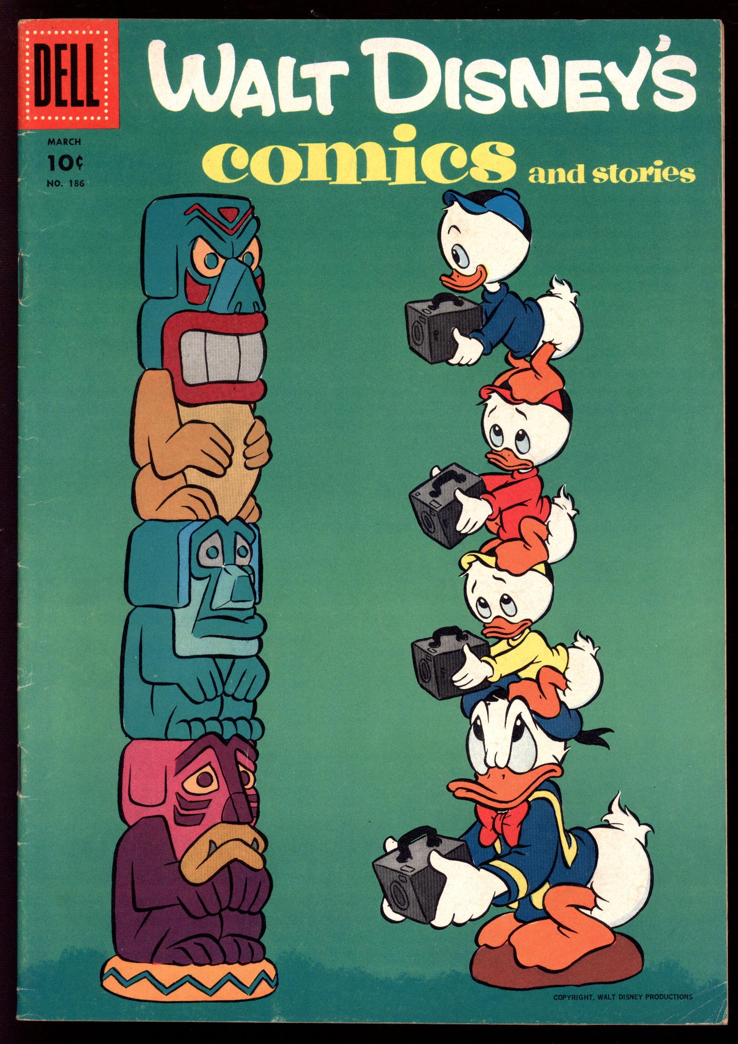 WALT DISNEY'S COMICS AND STORIES #186 3.0 | Reece's Rare Comics