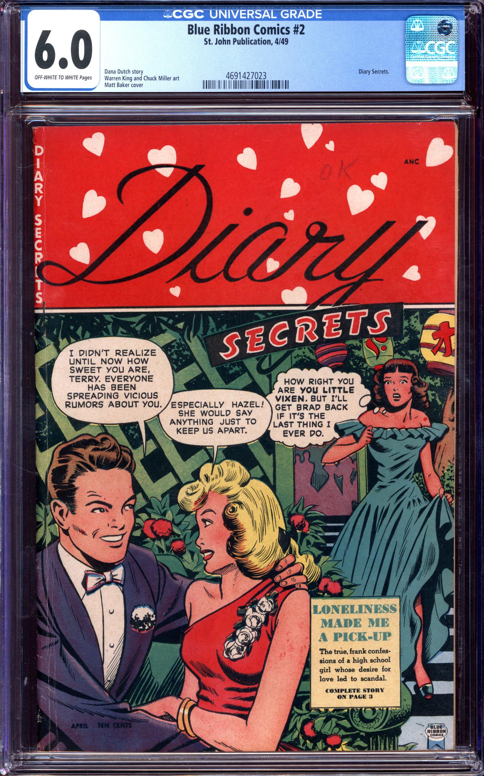 BLUE RIBBON COMICS Front Cover