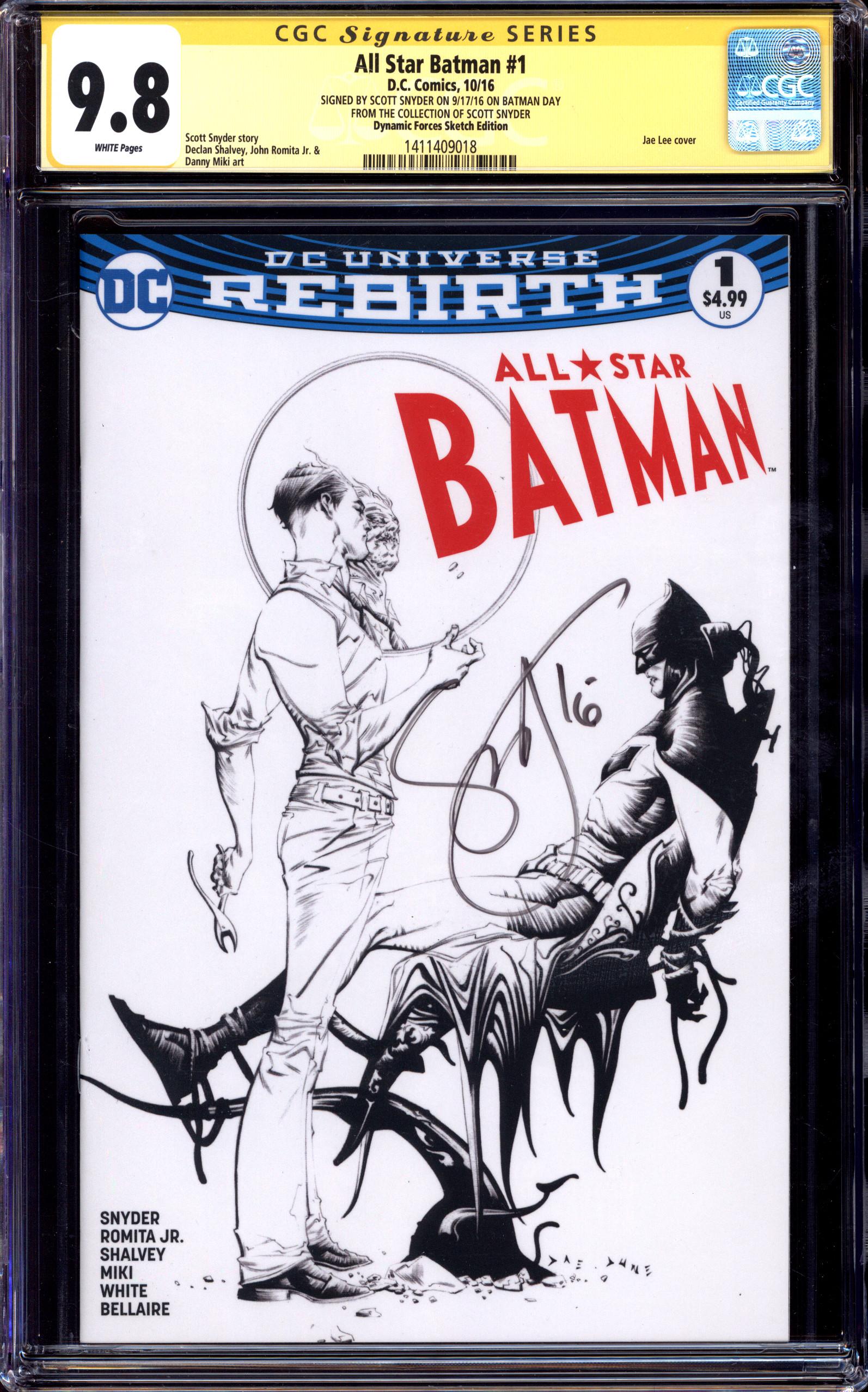 ALL STAR BATMAN Front Cover