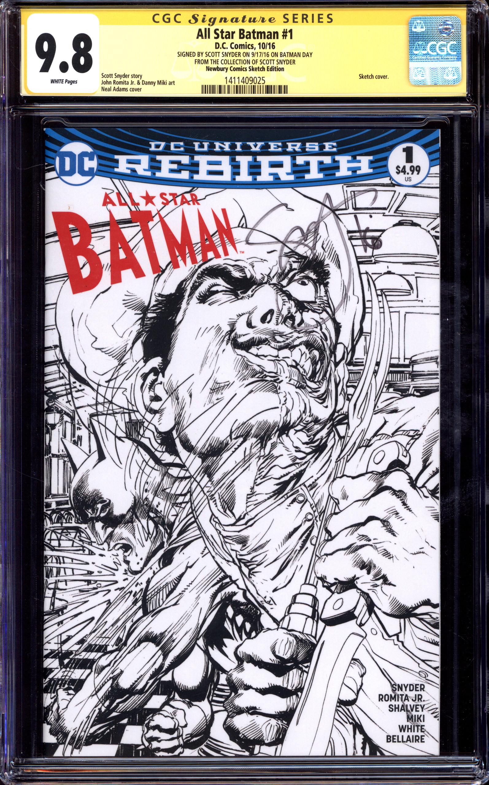ALL STAR BATMAN Front Cover