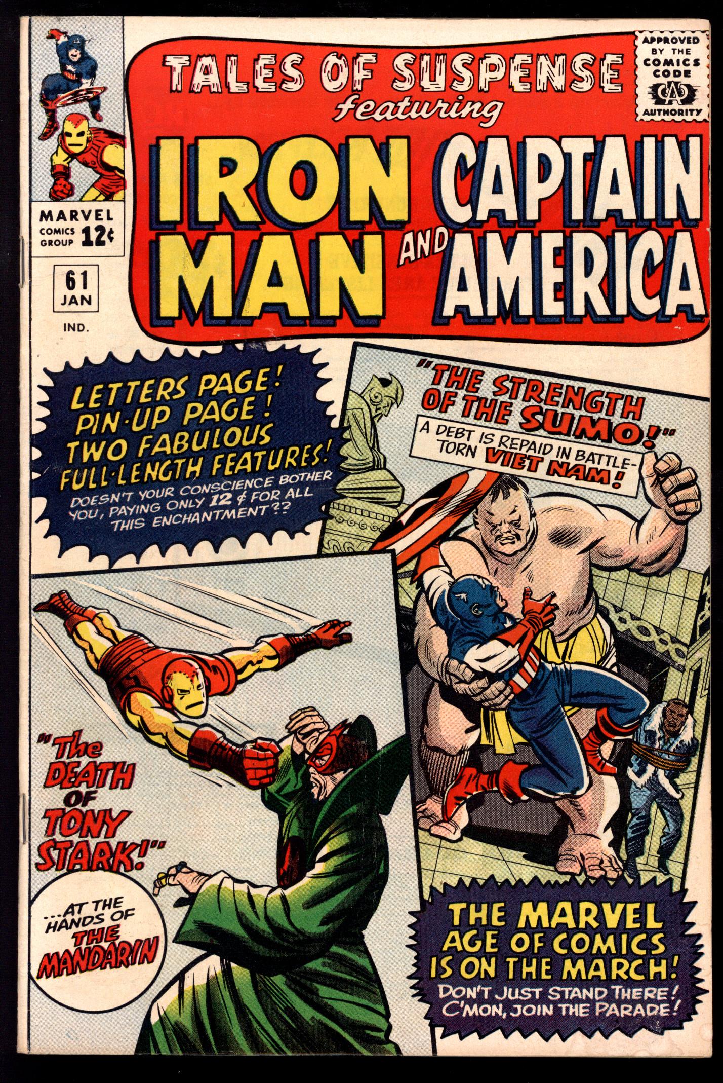 TALES OF SUSPENSE Front Cover