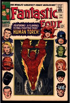 FANTASTIC FOUR #54 4.0 front cover