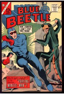 BLUE BEETLE #4 7.5 front cover
