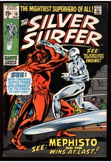 SILVER SURFER #16 6.5 front cover