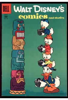 WALT DISNEY'S COMICS AND STORIES #186 3.0 front cover