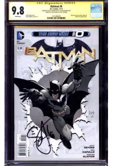 BATMAN #0 CGC 9.8 WHITE PAGES front cover
