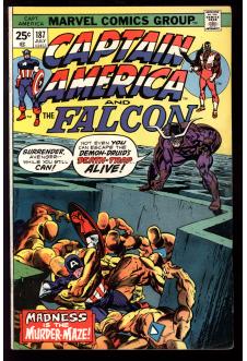 Cover of Captain America #187