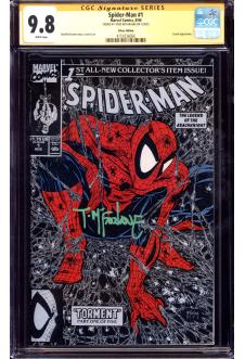 SPIDER-MAN #1 CGC 9.8 WHITE PAGES front cover