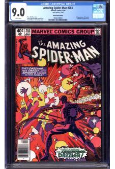 AMAZING SPIDER-MAN #203 CGC 9.0 WHITE PAGES MARK JEWELERS front cover