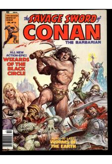 SAVAGE SWORD OF CONAN #16 6.5 front cover