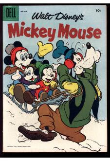 WALT DISNEY'S MICKEY MOUSE #52 6.5 front cover