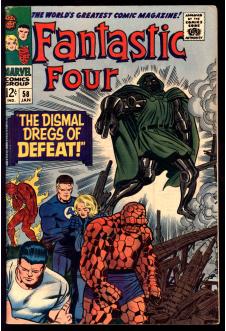 FANTASTIC FOUR #58 4.5 front cover