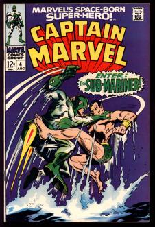 CAPTAIN MARVEL #4 8.0 front cover