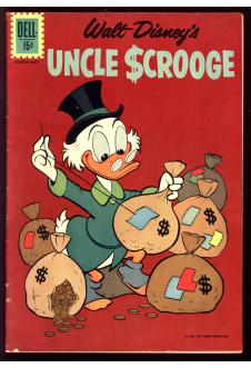 WALT DISNEY'S UNCLE SCROOGE #37 4.5 front cover