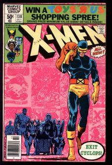 X-MEN #138 4.5 front cover