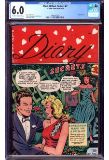 BLUE RIBBON COMICS #2 CGC 6.0 OW/WH PAGES front cover