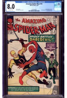 AMAZING SPIDER-MAN #16 CGC 8.0 OW PAGES front cover