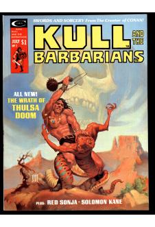 KULL AND THE BARBARIANS #2 8.0 front cover