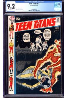 TEEN TITANS #27 CGC 9.2 WHITE PAGES front cover
