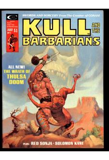 KULL AND THE BARBARIANS #2 5.0 front cover