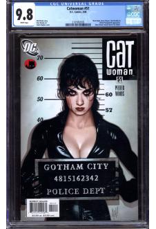 CATWOMAN #51 CGC 9.8 WHITE PAGES front cover