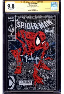 SPIDER-MAN #1 CGC 9.8 WHITE PAGES front cover