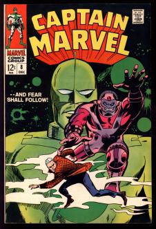 CAPTAIN MARVEL #8 8.5 front cover