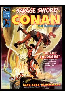 SAVAGE SWORD OF CONAN #2 7.5 front cover