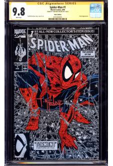 SPIDER-MAN #1 CGC 9.8 WHITE PAGES front cover