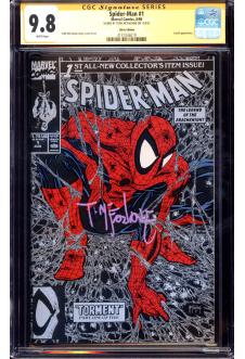 SPIDER-MAN #1 CGC 9.8 WHITE PAGES front cover