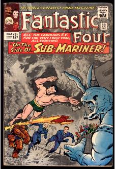 FANTASTIC FOUR #33 4.5 front cover