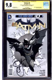 BATMAN #0 CGC 9.8 WHITE PAGES front cover