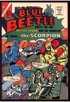 BLUE BEETLE #50 7.5 front cover