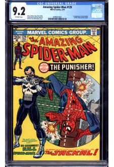 AMAZING SPIDER-MAN #129 CGC 9.2 OW PAGES front cover