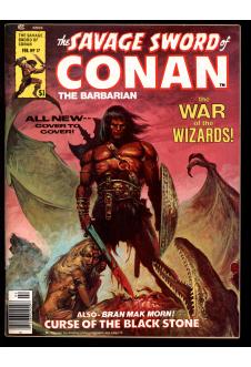 SAVAGE SWORD OF CONAN #17 7.0 front cover