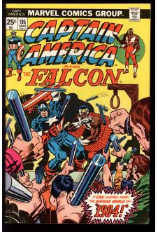 Cover of Captain America #195