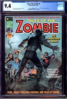 TALES OF THE ZOMBIE #8 CGC 9.4 WHITE PAGES front cover