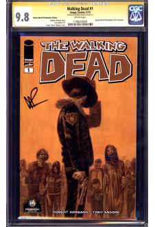 WALKING DEAD #1 CGC 9.8 WHITE PAGES front cover