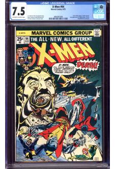 X-MEN #94 CGC 7.5 OW/WH PAGES front cover