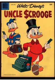 WALT DISNEY'S UNCLE SCROOGE #22 4.5 front cover