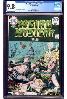 WEIRD MYSTERY TALES #10 CGC 9.8 OW/WH PAGES front cover