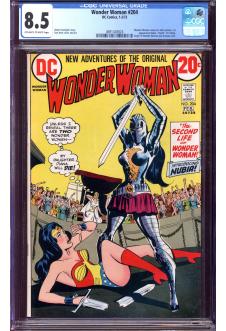 WONDER WOMAN #204 CGC 8.5 OW/WH PAGES front cover