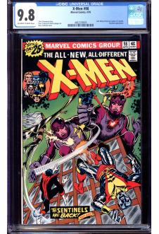 X-MEN #98 CGC 9.8 OW/WH PAGES front cover